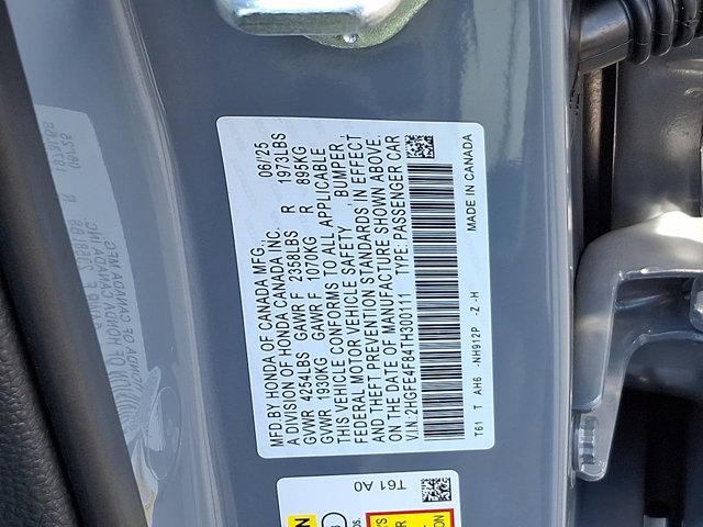 new 2026 Honda Civic Hybrid car, priced at $30,900