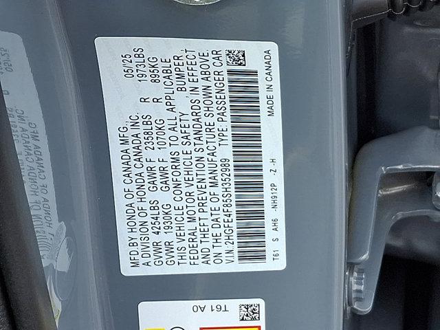 new 2025 Honda Civic Hybrid car, priced at $30,555
