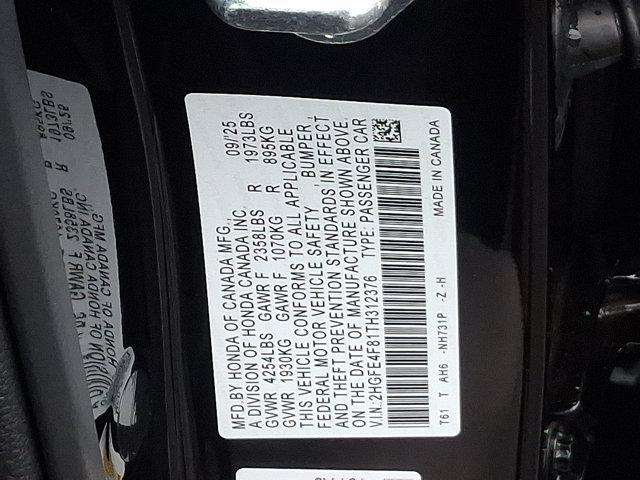 new 2026 Honda Civic Hybrid car, priced at $30,490