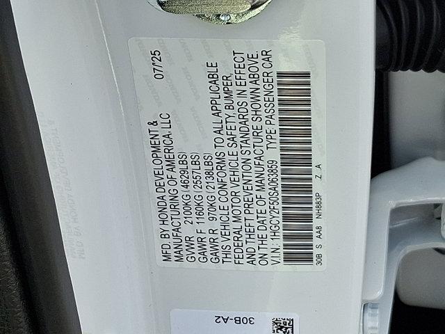 new 2025 Honda Accord Hybrid car, priced at $35,260