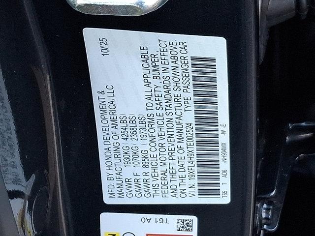 new 2026 Honda Civic Hybrid car, priced at $34,690