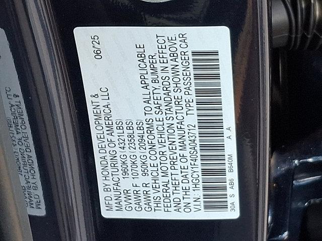 new 2025 Honda Accord car, priced at $31,710