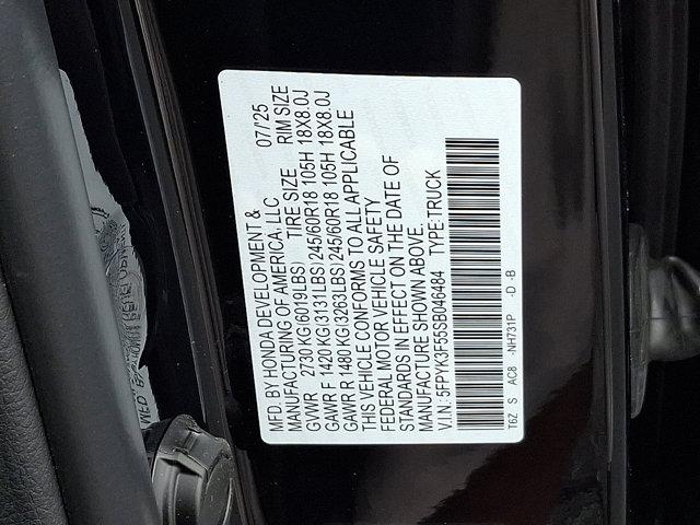 new 2025 Honda Ridgeline car, priced at $44,930