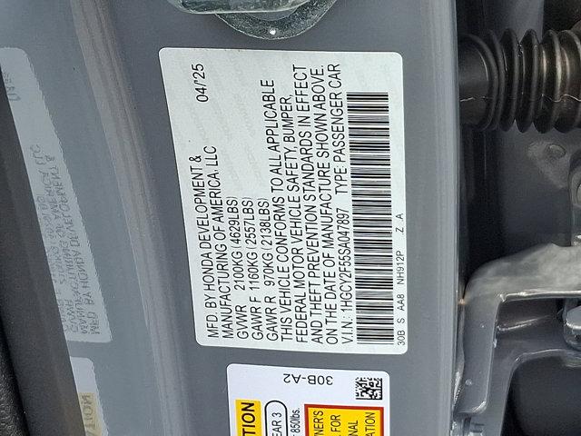 new 2025 Honda Accord Hybrid car, priced at $35,260