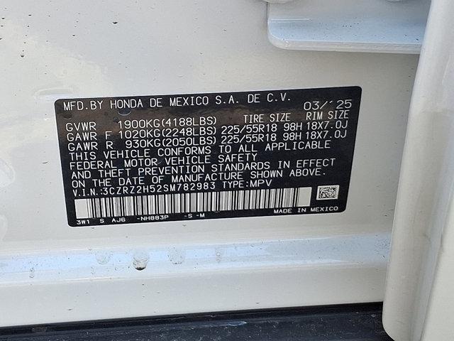 new 2025 Honda HR-V car, priced at $30,850
