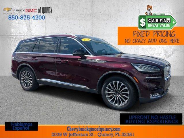 used 2021 Lincoln Aviator car, priced at $34,584