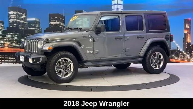 used 2018 Jeep Wrangler Unlimited car, priced at $25,736