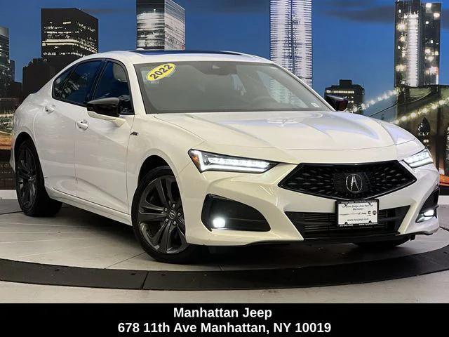 used 2022 Acura TLX car, priced at $34,500