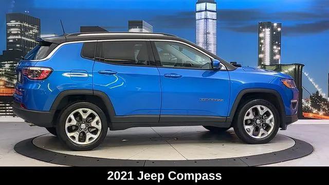 used 2021 Jeep Compass car, priced at $20,300