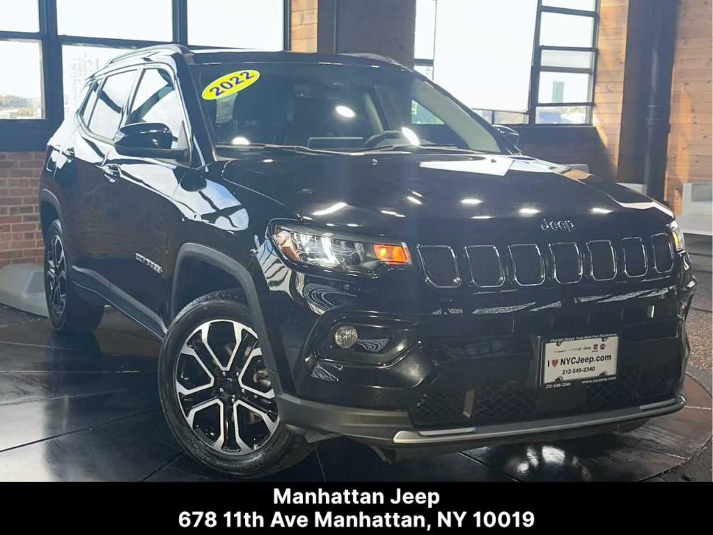 used 2022 Jeep Compass car, priced at $22,500