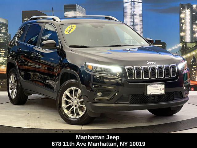 used 2021 Jeep Cherokee car, priced at $22,700