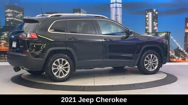 used 2021 Jeep Cherokee car, priced at $22,300