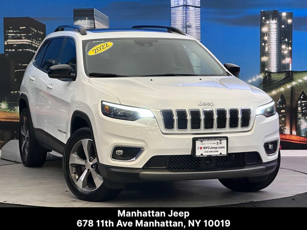 used 2022 Jeep Cherokee car, priced at $27,900
