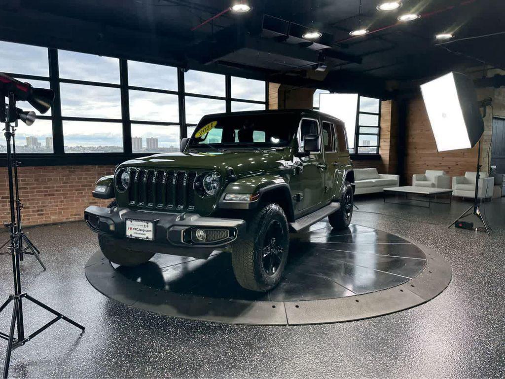 used 2021 Jeep Wrangler Unlimited car, priced at $32,100