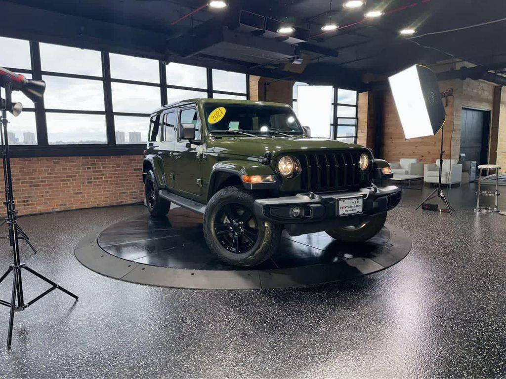 used 2021 Jeep Wrangler Unlimited car, priced at $32,100