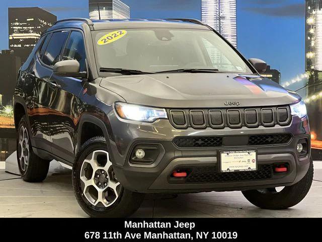 used 2022 Jeep Compass car, priced at $24,500