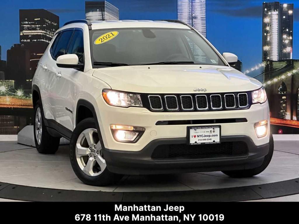 used 2021 Jeep Compass car, priced at $19,500