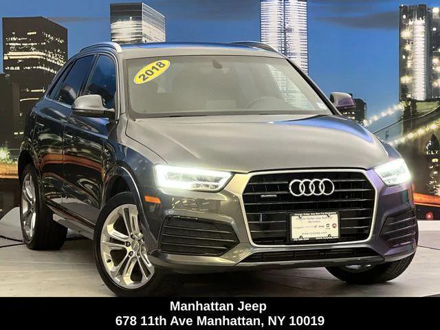 used 2018 Audi Q3 car, priced at $17,500