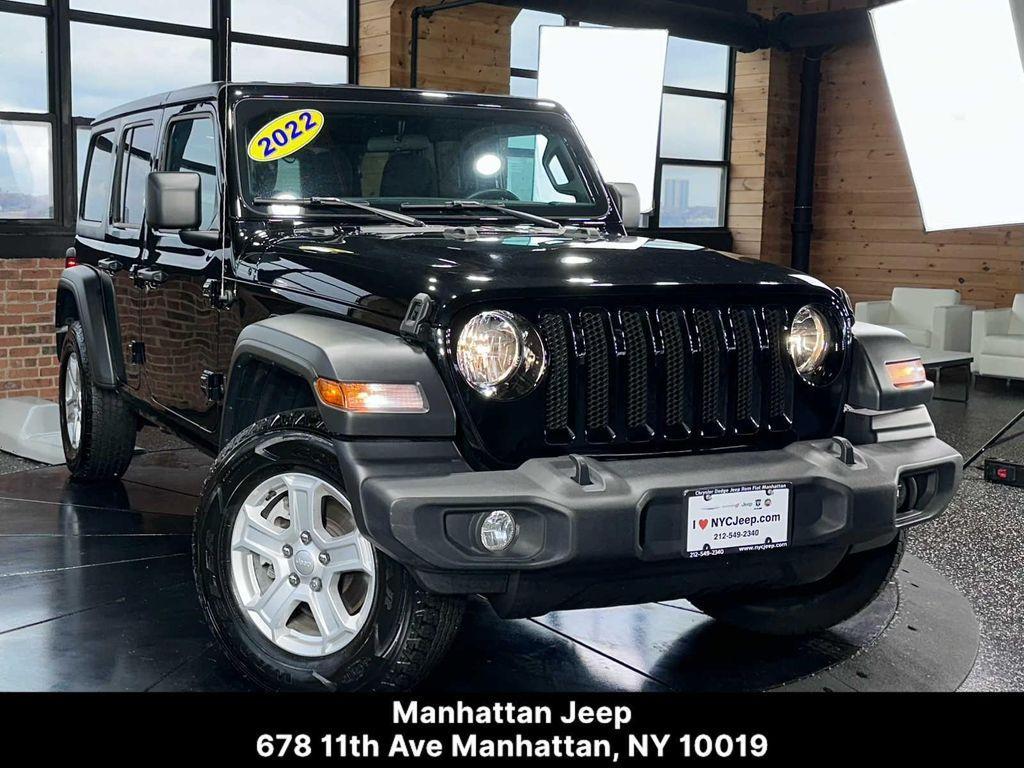 used 2022 Jeep Wrangler Unlimited car, priced at $30,900
