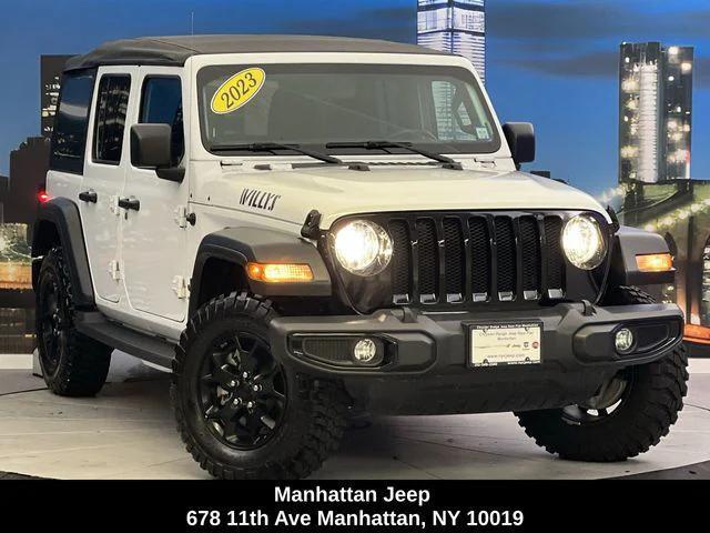 used 2023 Jeep Wrangler car, priced at $36,900