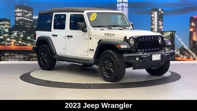 used 2023 Jeep Wrangler car, priced at $36,900