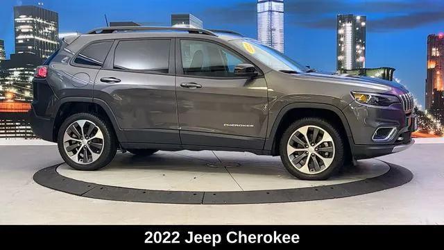 used 2022 Jeep Cherokee car, priced at $27,200