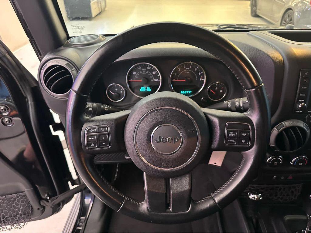 used 2017 Jeep Wrangler Unlimited car, priced at $18,500
