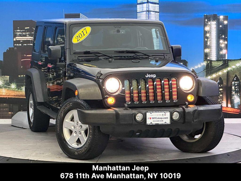 used 2017 Jeep Wrangler Unlimited car, priced at $18,500