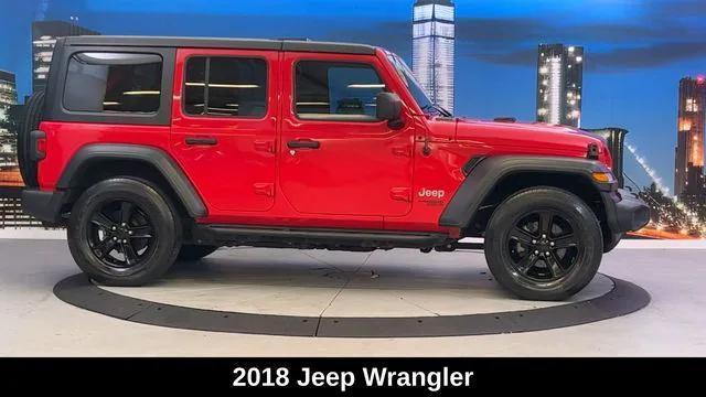 used 2018 Jeep Wrangler Unlimited car, priced at $22,900