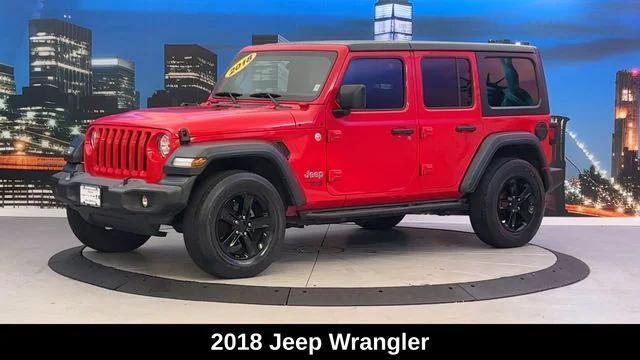 used 2018 Jeep Wrangler Unlimited car, priced at $22,900