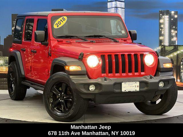 used 2018 Jeep Wrangler Unlimited car, priced at $22,900