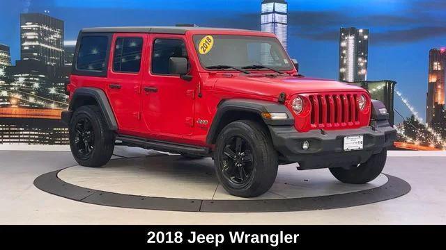 used 2018 Jeep Wrangler Unlimited car, priced at $22,900