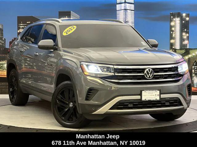 used 2022 Volkswagen Atlas Cross Sport car, priced at $26,400