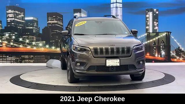 used 2021 Jeep Cherokee car, priced at $17,900