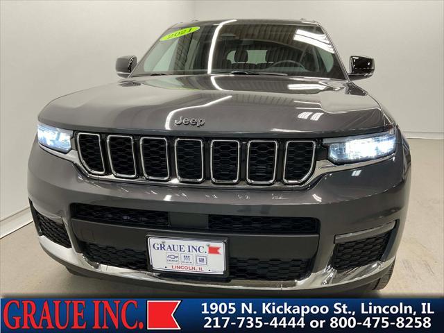 used 2021 Jeep Grand Cherokee L car, priced at $30,900