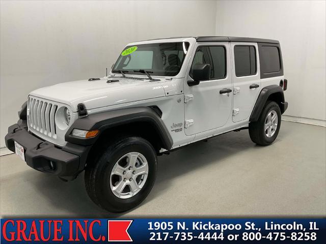 used 2020 Jeep Wrangler Unlimited car, priced at $33,900