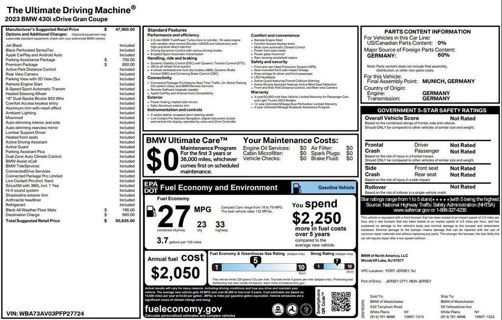used 2023 BMW 430 Gran Coupe car