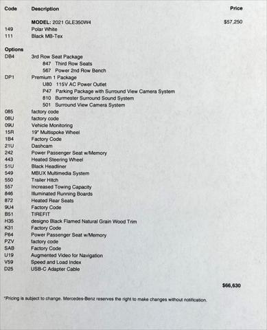 used 2021 Mercedes-Benz GLE 350 car