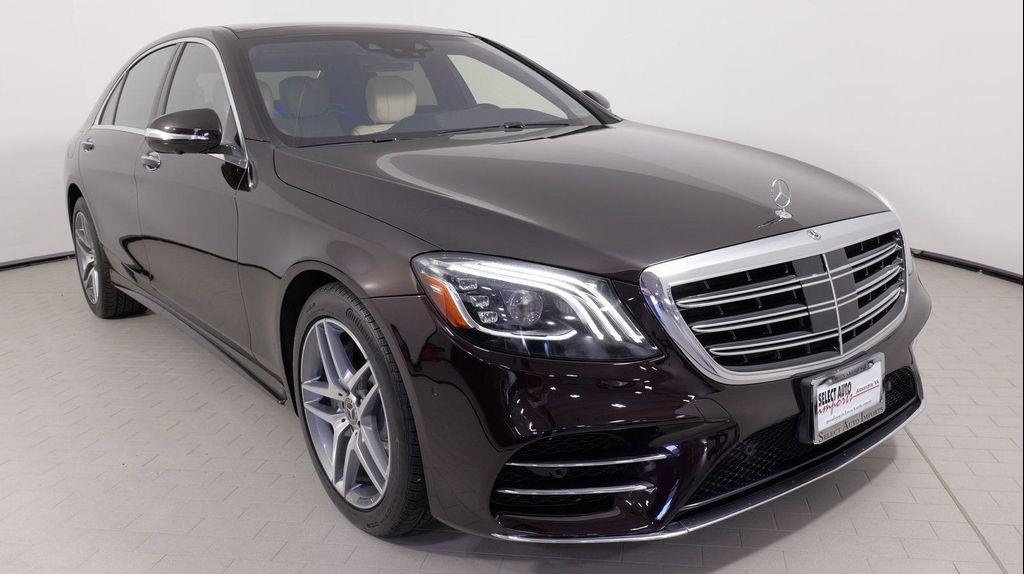 used 2018 Mercedes-Benz S-Class car, priced at $44,999