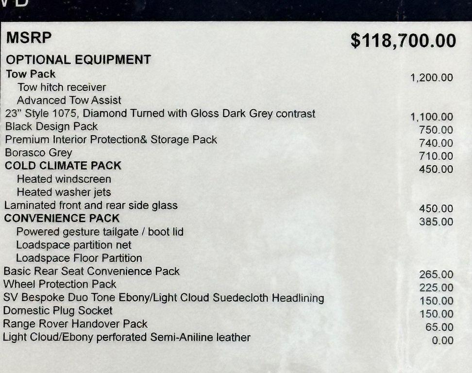 used 2025 Land Rover Range Rover Sport car