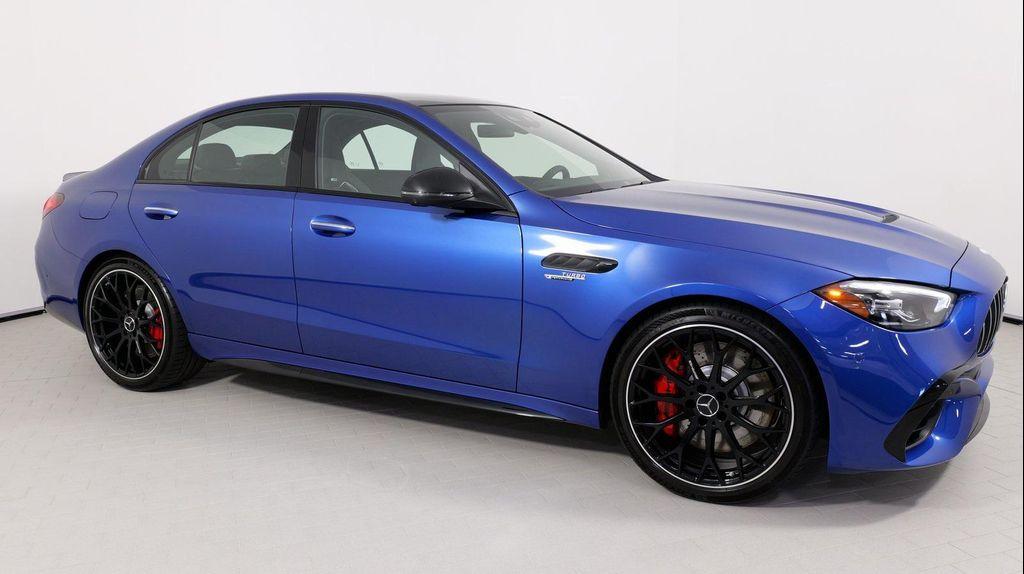 used 2024 Mercedes-Benz AMG C 63 car, priced at $73,999