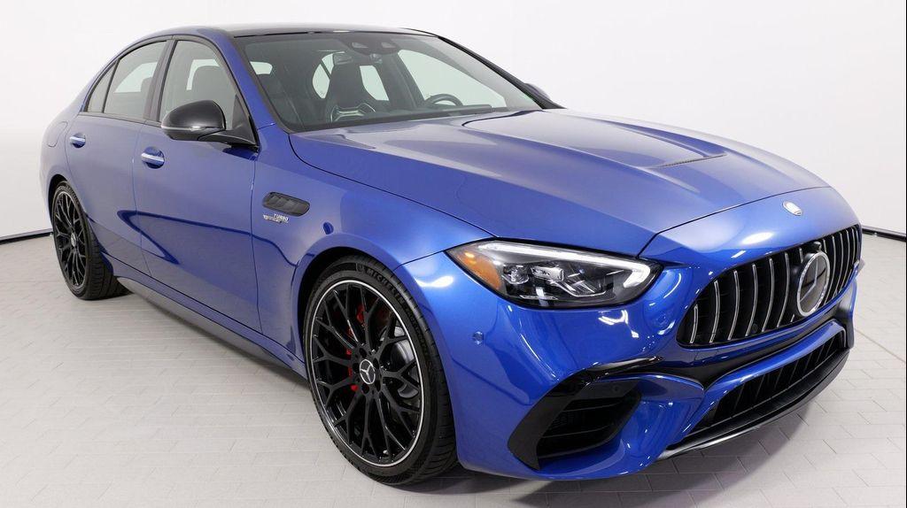 used 2024 Mercedes-Benz AMG C 63 car, priced at $73,999