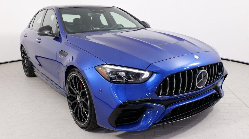 used 2024 Mercedes-Benz AMG C 63 car, priced at $73,999