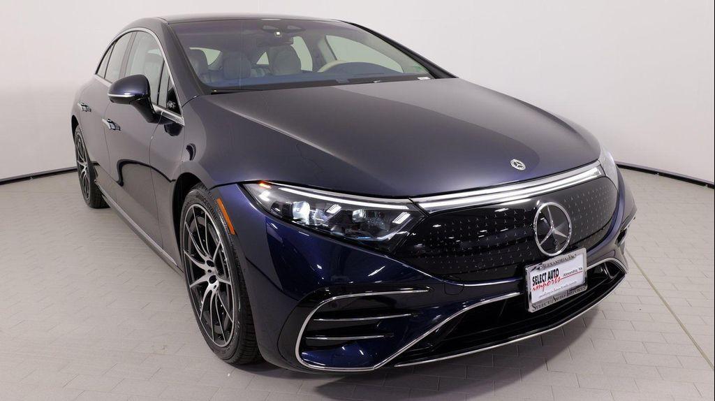 used 2024 Mercedes-Benz EQS 580 car, priced at $89,999