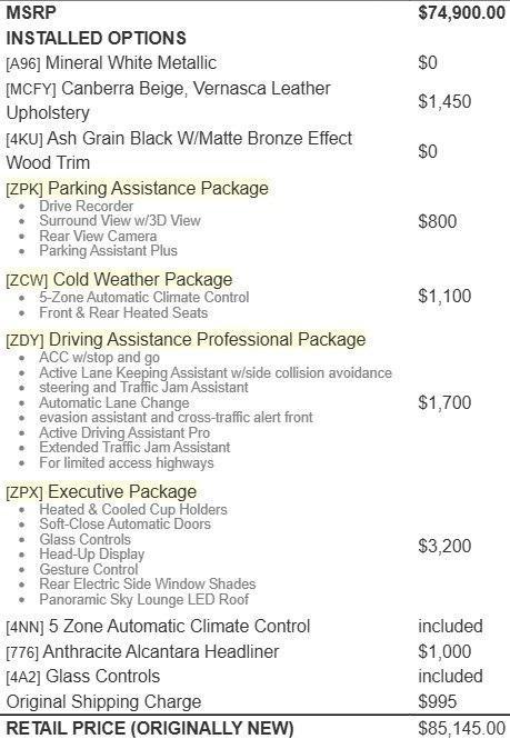 used 2022 BMW X7 car, priced at $49,999