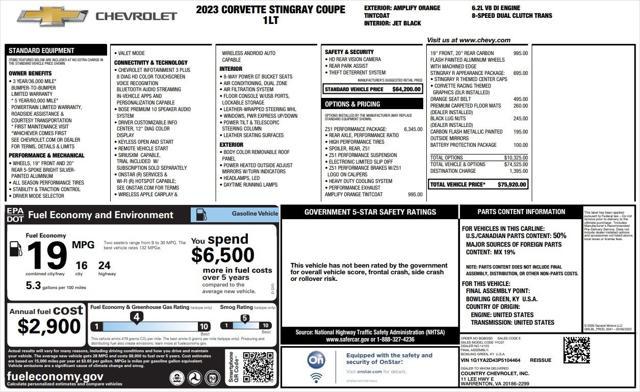 used 2023 Chevrolet Corvette car