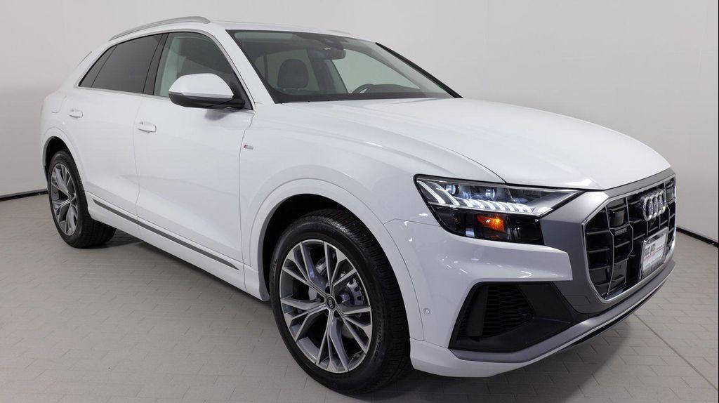 used 2023 Audi Q8 car, priced at $59,999