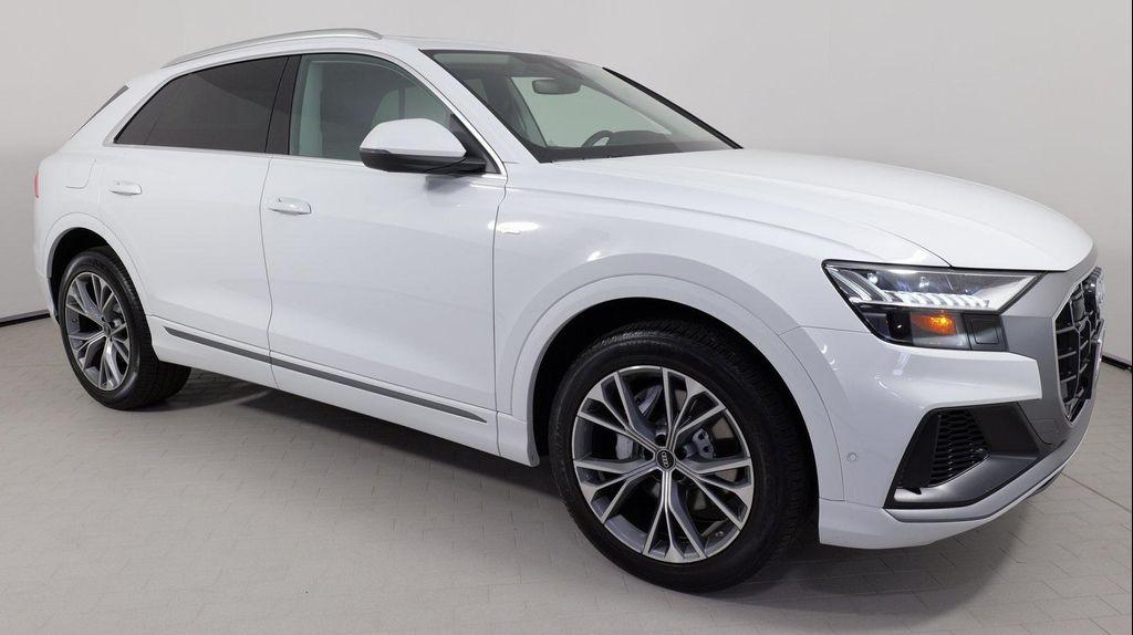 used 2023 Audi Q8 car, priced at $59,999