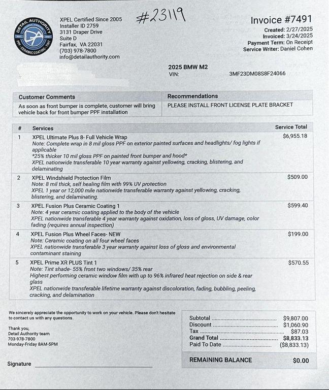 used 2025 BMW M2 car, priced at $69,999