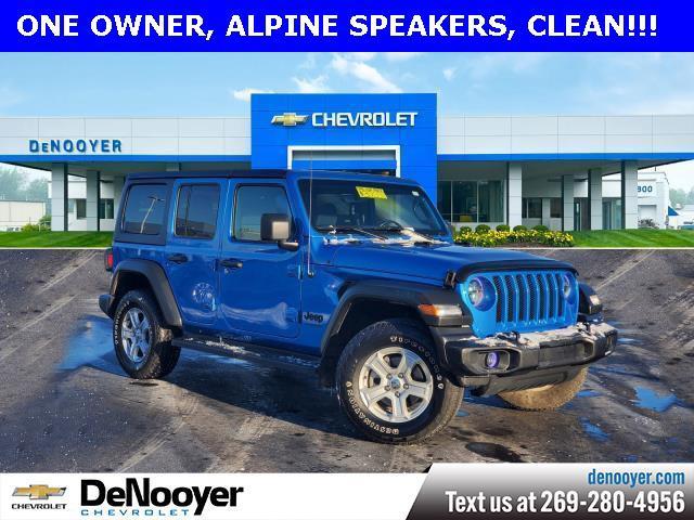 used 2022 Jeep Wrangler Unlimited car, priced at $26,500